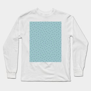 Random scattered dots, abstract minimalistic print Long Sleeve T-Shirt